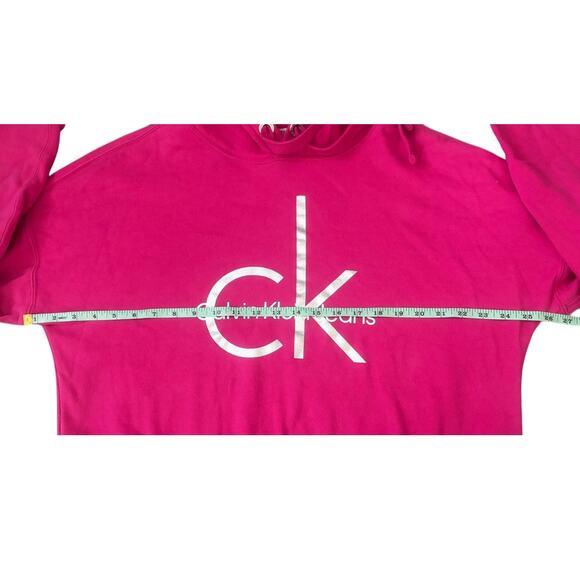 Calvin Klein Jeans Pink CK Logo Hoodie Womens Size M - Picture 5 of 7